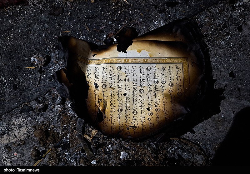 اغتشاشگران به ‌اماکن مذهبی رحم نکردند/‌مسجد مهدویه در آتش سوخت