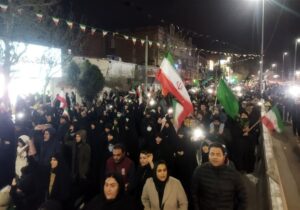 طنین «فان حزب‌الله هم الغالبون» در آسمان داغدار کرج