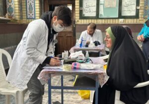 خدمت بی‌وقفه دانشجویان بسیجی البرز در روزهای سخت