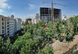 افزایش ۱۵ درجه‌ای دما بر اثر تبدیل یک باغ به ساختمان!
